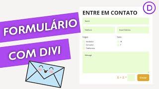 Curso DIVI | Estilo e Formatação para Formulário com Divi Builder