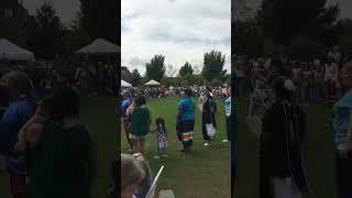 Round Dance at the Native American day 2018 October in Tulsa, Oklahoma