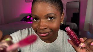 ASMR Lipgloss Application On YOU (pumping, layered sounds, rummaging)