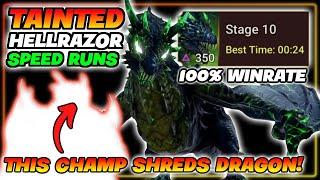 STAGE 10 HARD DRAGON SPEED RUNS SHOWCASE GUIDE | RAID Shadow Legends