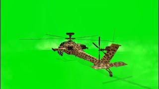 Free Green Screen Helicopter Stock Video Footage 3D Animation 2021 Free HD Chroma Key action Effects