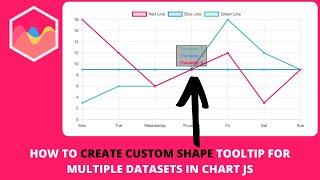 How to Create Custom Shape Tooltip For Multiple Datasets in Chart JS