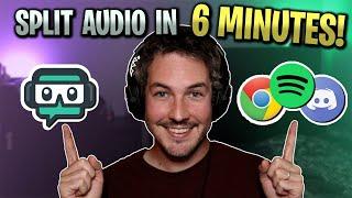 Split Game Audio, Microphone, Music & Discord in Streamlabs OBS in 6 Minutes! (Voicemeeter Tutorial)