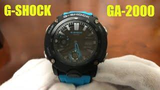 Unboxing Casio G-Shock GA-2000-1A2  - GA2000 Carbon Core Guard Case