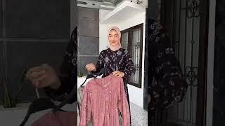 GAMIS KATUN RAYON MOTIF TERBARU ARSY DRESS FASHION MUSLIM | MORE INFO WA 0856 4555 3348