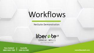 Oracle NetSuite - Workflows Webinar with Liberate I.T.