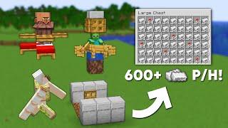 Minecraft 1.20+ Easy Iron Farm Tutorial - 600 Per Hour