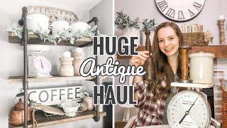 HUGE Antique Haul | Antique Farmhouse Style Finds