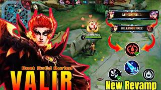 Valir Build 2024 New Emblem & New Revamp!! - Best Build Buried S31 | Mobile Legends