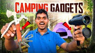 Awesome & Useful Camping Gadgets Unboxing in Wild  క్యాంపింగ్ కోసం టూల్స్… Telugu Experiments