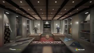 Augmented Store - Fashion room virtual walking