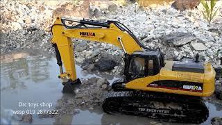 Huina 580 maximum test review mud and rock Digging