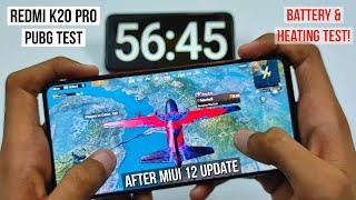 Redmi K20 Pro Pubg Test, Heating and Battery Test After MIUI 12 Update | 1 Hour Extreme Gameplay