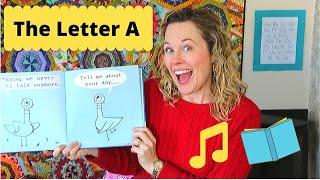 The Letter A & Don't Let the Pigeon Stay Up Late by Mo Willems | Mrs. Urbach's Early Learning Loft