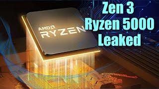 AMD Zen 3 Ryzen 5800x leak Benchmakrs, Radeon RX 6000 announcements