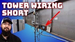 HVAC Cooling Tower Wiring Short Troubleshoot