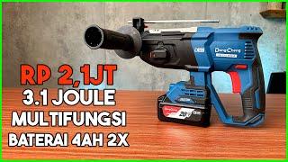 Crdless Rotary Hammer 2jt an 3,1 Joule - Seperti Apa Performa nya ? Dongcheng DCZC02-26 type EM