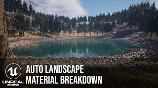 Unreal Engine Auto Landscape Material breakdown