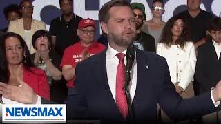 'Walz wants to take kids away from parents': JD Vance answers press questions about Kamala, Walz