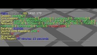 (LEADING POV) |  vs.  (RAIDABLE 13/20 DEATHS)