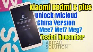 Xiaomi Redmi 5 Plus Unlock Micloud Support China Version Meg7 Mee7 Met7 Perangkat Bandel
