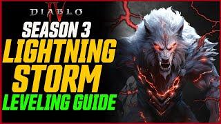 Season 3 Lightning Storm Druid Leveling Guide (Level 1-50) // Diablo 4 Poison Storm Build Guide!