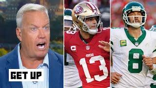 GET UP | "Aaron Rodgers is OLD! Brock Purdy is HIM" - Rex Ryan reacts 49ers CRUSH Jets 32-19 in MNF