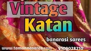 Pure Katan banarasi handloom saree ll Sanjana Creation ll Vintage Handloom banarasi saree ll