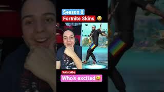 Season 8 Leaked Fortnite Skins #shorts