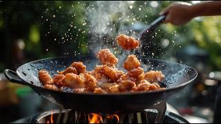 Ultimate Crispy Chicken Nuggets with Homemade Sauce | Almazan Kitchen Outdoor Cooking