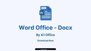 A1 - Word Office - Docx, PDF, PPT, XLSX