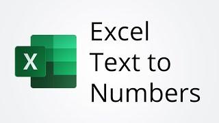 Excel Convert Numbers Stored as Text to Numbers