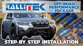 Crosstrek Full Suspension Kit - Step by Step Install  @rallitek_official and @bilsteinUS