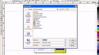 CorelDRAW Tutorial - Change or Save CDR file to PDF with Setting