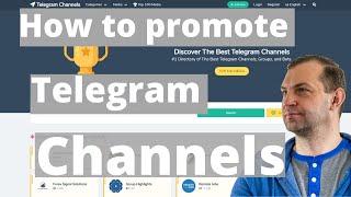 How to advertise telegram channel for free