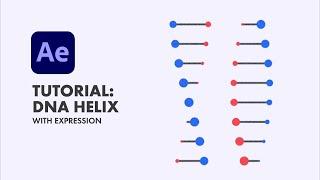 DNA Helix with Expressions After Effects Motion Design Tutorial