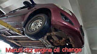 Maruti ritz engine oil change