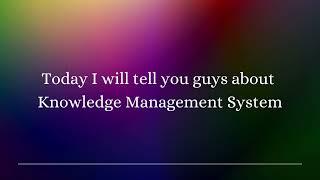 DSS Knowledge Management System