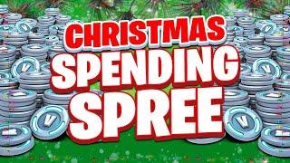 Fortnite Christmas V-Bucks Spending Spree!!