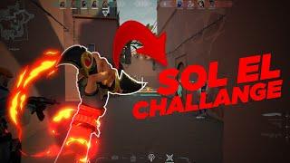 SOL EL CHALLANGE! - Valorant Türkçe Troll