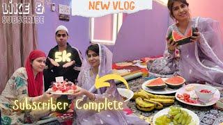 Aj me ja rhi hu ghr se Bahr... || Ghar Walo ko diya Surprise || 5k Subscriber Celebration...