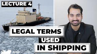 Legal Terms used in Shipping