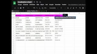 Unity/Localization/Google Sheets kullanarak tüm dillere kolayca çeviri yapma