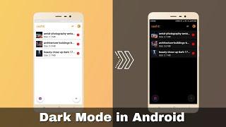 Dark/Night mode in Android || Android app with dark theme || Saving dark mode in shared preferences