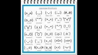 IDEAS JAPANESE EMOTICONS