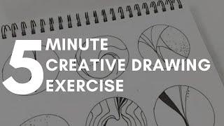 5 minute Crafts Creative Drawing Exercise | Slow Drawing Tutorial with Mindful Mandala Art