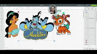 DIY Genie from Aladdin  in Design Space for the Cricut Maker