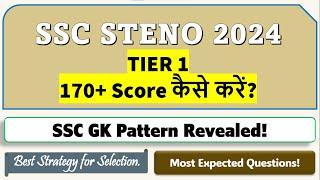 SSC STENO 2024 Strategy - Gk Strategy - Important Topics