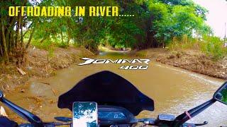 Off-Roading on Bajaj Dominar 400 in Kukanet Jungle - Roverammy #bajaj #dominar #bajajdominar400