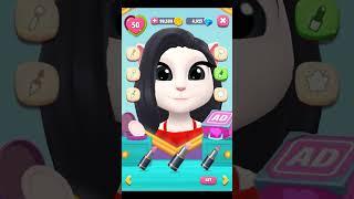 #PRERNA MALHAN makeover by the talking Angela 2 #ytshorts#gaming